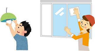 日常の困りごとを解決するサービスイラスト