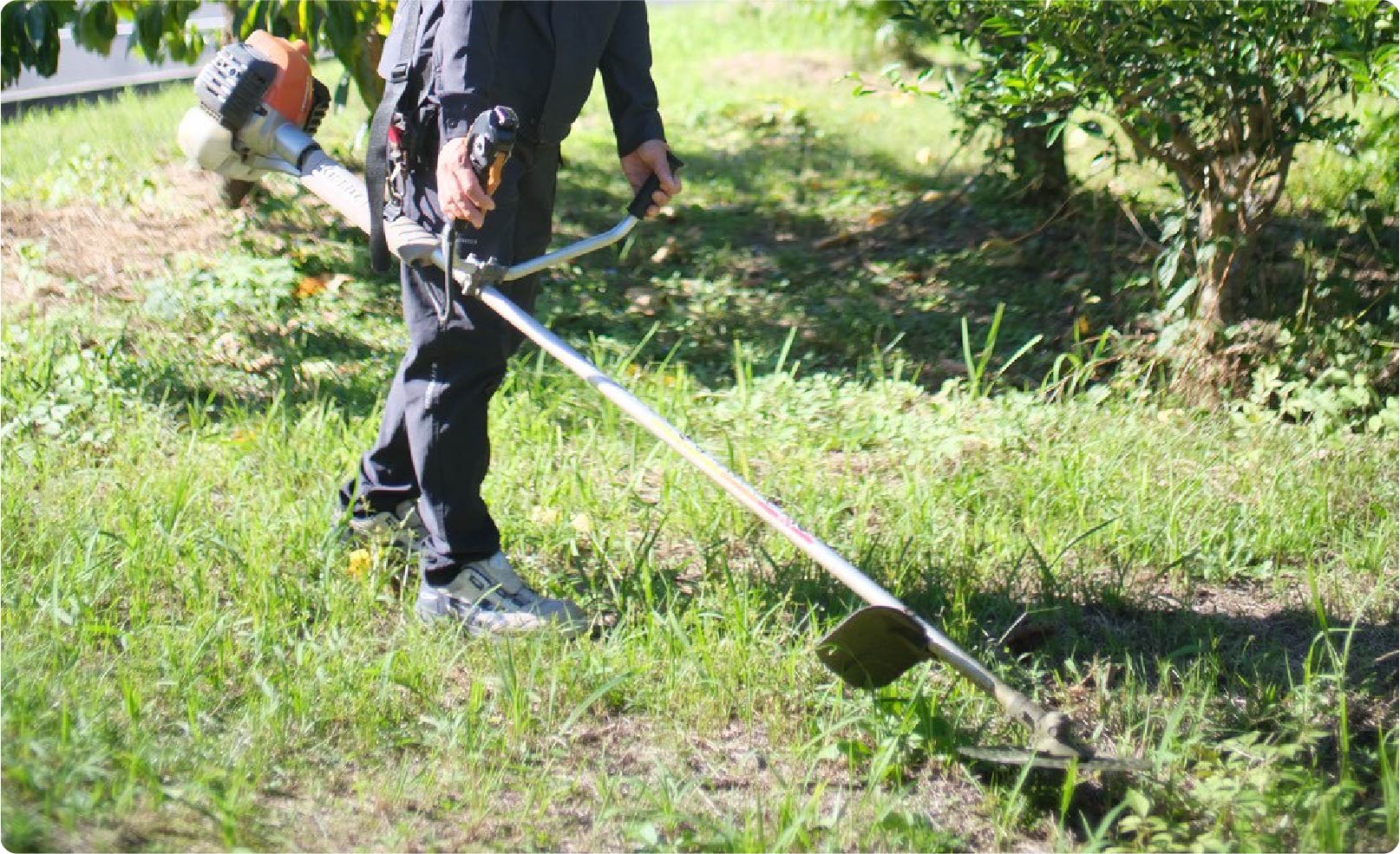 草刈り～防草施工