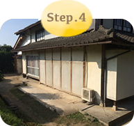 解体と不用品処理が完了してすっきりした状態