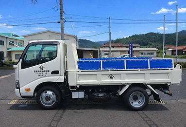 2tトラックでの回収イメージ