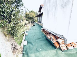 防草シート設置🌿