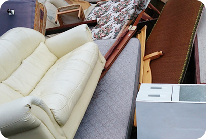 不用品や大型家電やソファーなど
